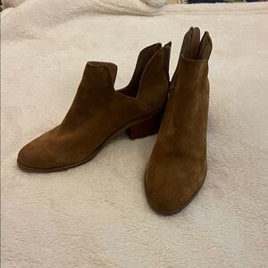 Brown Suede Ankle Boots